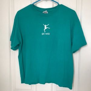teal tshirt